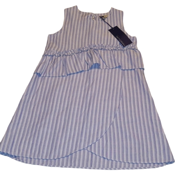 Habitual Other - NWT Habitual nautical sundress blue & white stripe size 6x